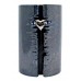 Wrapped Heart LED Ceramic Cremation Ashes Urn (Graphite Black) - **Stunningly Beautiful**